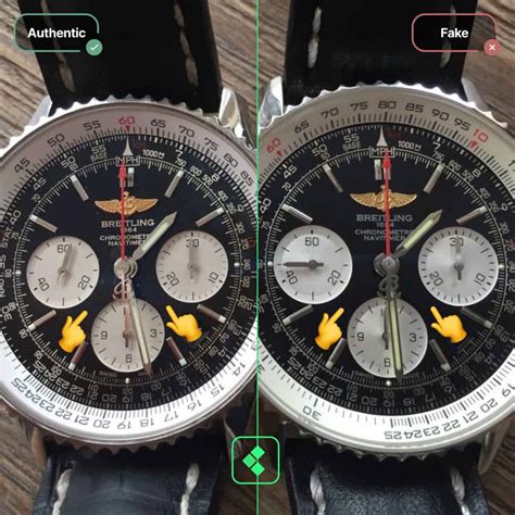 fake breitling vs real|breitling watch authentication.